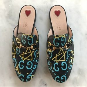 Gucci Princetown Ghost leather slides